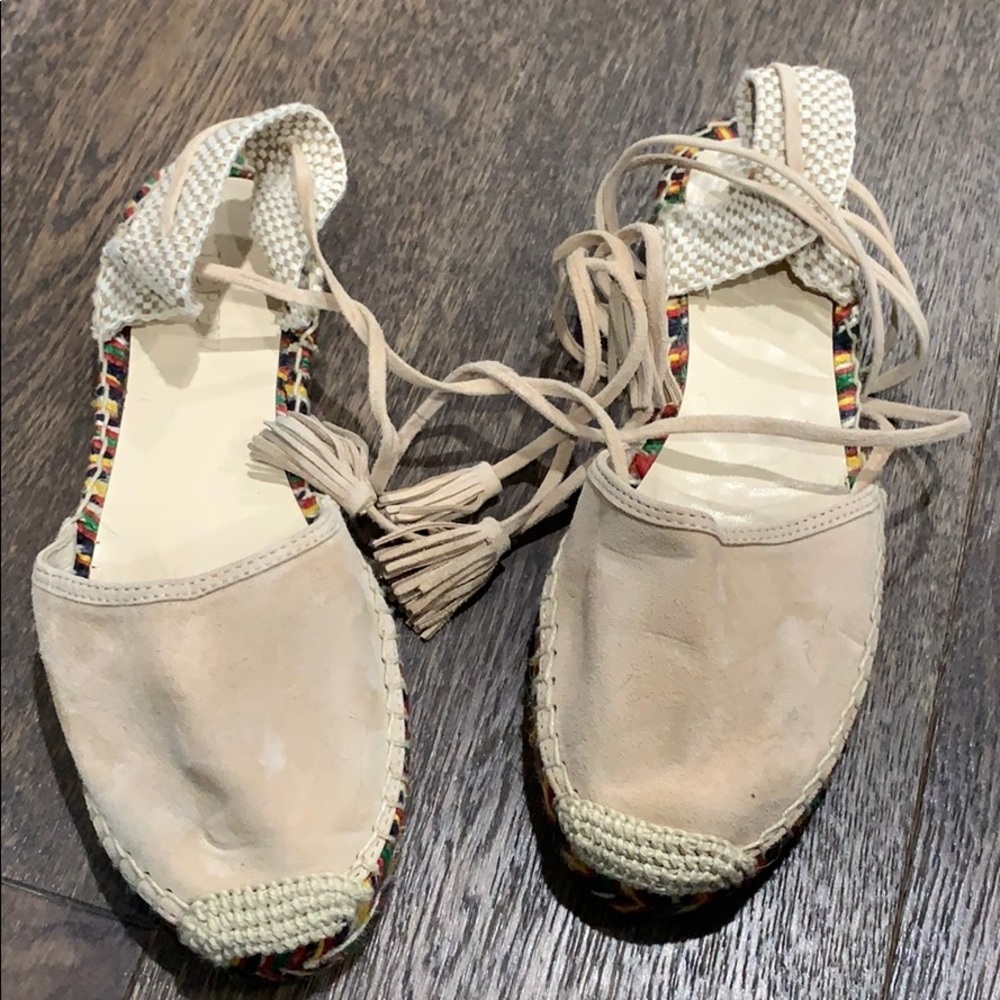 J Crew Espadrille Shoes with colorful base